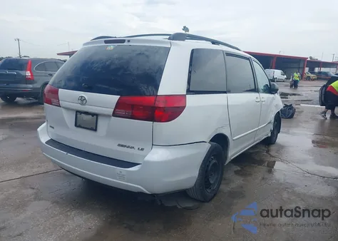 2004 Toyota Sienna Le из США, поврежденный, VIN 5TDZA23C64S142250